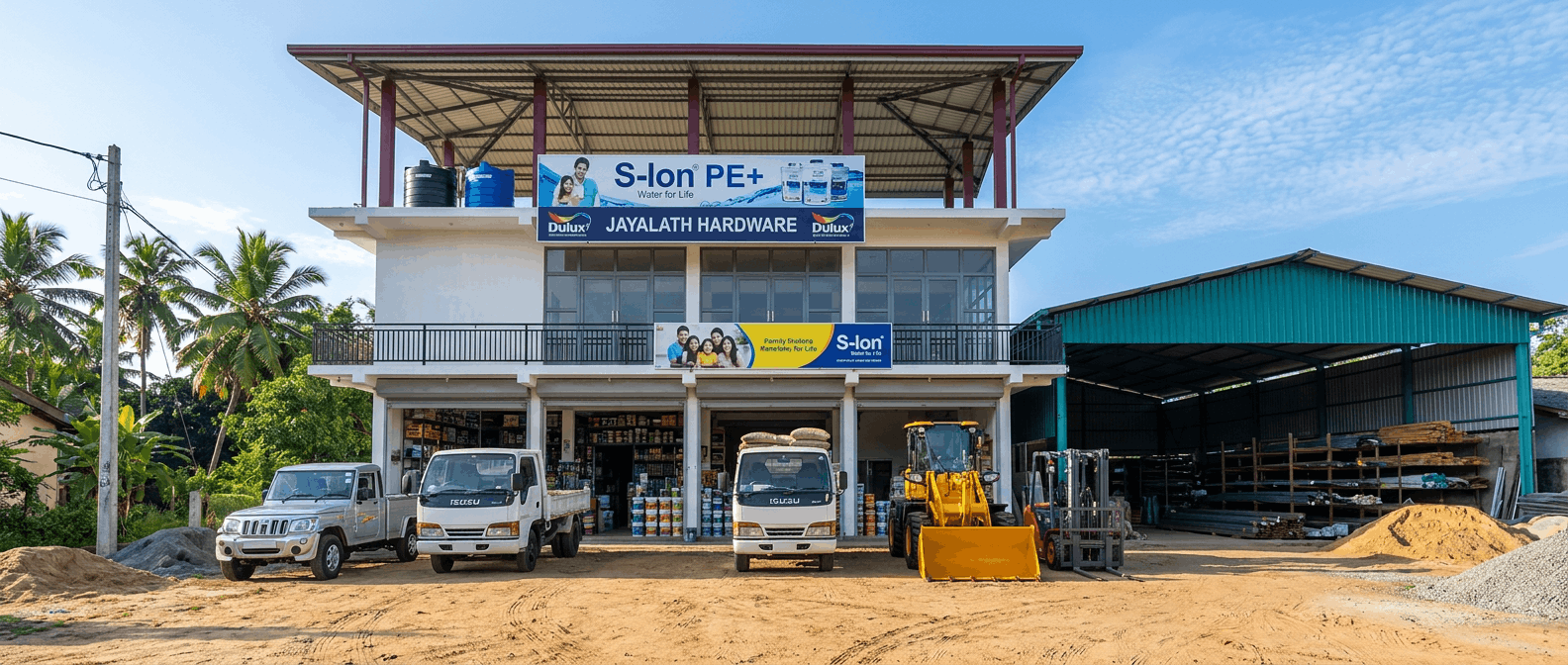 A local hardware located in Gorakapola, Panadura